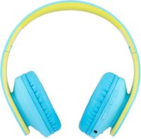 PowerLocus P2 Gyerek Bluetooth Fejhallgató Headset - Kék/Zöld