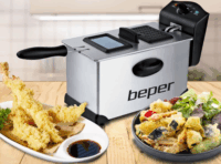 Beper BC.353 Olajsütő 3L 2000 Watt - Inox