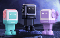 Ugreen 35855 Nexode Robot GaN 2x USB-C + USB Fali Gyorstöltő 65 Watt