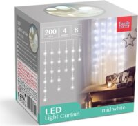 Family Decor 58901C Kültéri Beltéri LED Fényfüggőny 4,2m - Középfehér