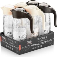 Iris C-00235 Amfora Crystal Üveg kancsó 1,6L - Fekete / elefántcsont