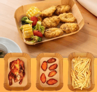 Bewello BW1020E Téglalap alakú Sütőpapír Forrólevegős sütőbe 14x22cm (50db / csomag)