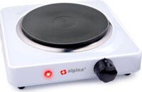 Alpina 26525 Hordozható 1 zónás Elektromos Főzőlap 1000W - Fehér