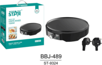 WinningStar DA00443 Elektromos Palacsintasütő 30 cm 1200 Watt - Fekete