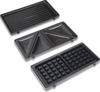 Bewello BW1024 3in1 Szendvicssütő gofrisütő és grill 800W - Fekete / Szürke