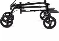 Timago Knee Walker 4 kerekű térdtámaszos Rollátor Max 136kg - Fekete