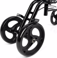 Timago Knee Walker 4 kerekű térdtámaszos Rollátor Max 136kg - Fekete