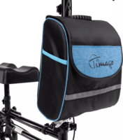 Timago Knee Walker 4 kerekű térdtámaszos Rollátor Max 136kg - Fekete