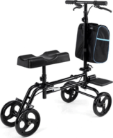 Timago Knee Walker 4 kerekű térdtámaszos Rollátor Max 136kg - Fekete