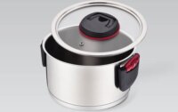 Maestro MR-3530-22 Lábas Üveg fedővel 22cm / 4,2L - Inox