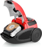 Hyundai VC068R Porzsákos Vezetékes Porszívó 800W - Fekete/Piros