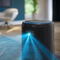 Philips AC3221/13 Okos Légtisztító 36 Watt 135m² - Fekete