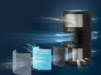 Philips AC3221/13 Okos Légtisztító 36 Watt 135m² - Fekete