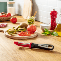 Tefal K2074014 Ingenio Dupla fogazott Kézi Hámozó - Piros