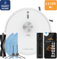 Eta Leone Smart Robotporszívó felmosó funkcióval - Fehér