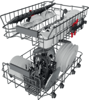 Whirlpool WSBC 3M27 X Beépíthető mosogatógép 45cm 10 teríték - Inox