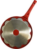 Maestro MR-1222-A Heart Palacsintasütő Serpenyő 26cm - Fekete / piros