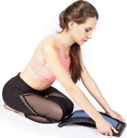 Qmed 3 fokozatú kompakt Hátizomnyújtó pad - Fekete / Kék