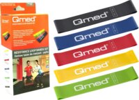 Qmed Erősítő gumiszalag több erősségi szintben 5 darabos készlet