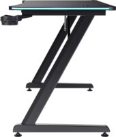 Trust GXT 709 Luminus Gamer asztal 120 x 60 cm - Fekete