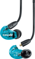 Shure AONIC 215 Vezetékes Fülhallgató Headset - Fekete/Kék