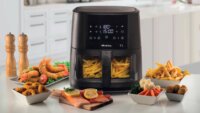 Ariete 4630/00 AirFryer Forrólevegős sütő 9L 1500 Watt - Fekete
