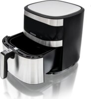 Heinrich‘s HFR 8205 AirFryer Forrólevegős sütő 8,0L 1800 Watt - Ezüst / fekete