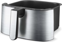 Heinrich‘s HFR 8205 AirFryer Forrólevegős sütő 8,0L 1800 Watt - Ezüst / fekete