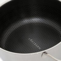 Kohersen 71104 Black Cube Lábas Üveg fedővel 24cm / 4.9L - Ezüst