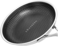 Kohersen 71106 Black Cube Serpenyő Üveg fedővel 20cm - Ezüst