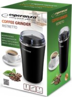 Esperanza EKC008 Elektromos Kávéörlő Kávédaráló 70g 160 Watt - Fekete
