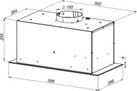 MAAN TITAN 3 60 Kürtős Páraelszívó Szagelszívó - Fekete