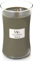 WoodWick Frasier Fir - Friss jegenyefenyő Illatgyertya 609,5g - Zöld