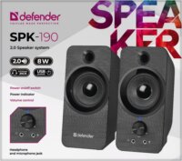 Defender SPK-190 2.0 Aktív hangfal 8 Watt - Fekete