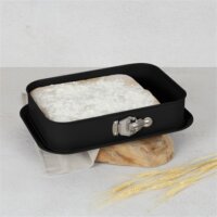 Berlinger Haus BH/7892 Szögeletes csatos tortaforma 39 x 27 cm - Fekete