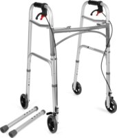 Timago Állítható magasságú Rollátor fékkel Max 136kg - Ezüst