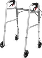 Timago Állítható magasságú Rollátor fékkel Max 136kg - Ezüst