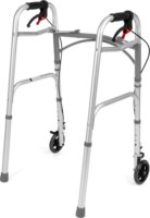 Timago Állítható magasságú Rollátor fékkel Max 136kg - Ezüst