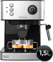 Cecotec Power Espresso 20 Professionale Presszó Kávéfőző 850 Watt - Fekete / Inox