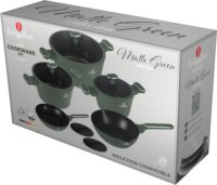 Berlinger Haus BH/8207 Kovácsolt Alumínium Edénykészlet - Zöld (10 részes)