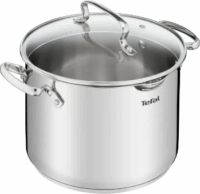 Tefal G7197956 Duetto+ Lábas Üveg fedővel 22cm / 6.1L - Inox