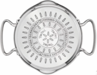 Tefal G7197956 Duetto+ Lábas Üveg fedővel 22cm / 6.1L - Inox