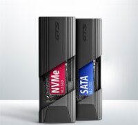 Axagon EEM2-GTS2 M.2 NVMe/SATA USB-C 3.2 Gen 2 külső SSD ház - Szürke