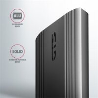 Axagon EEM2-GTS2 M.2 NVMe/SATA USB-C 3.2 Gen 2 külső SSD ház - Szürke