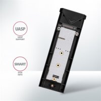 Axagon EEM2-UB2 M.2 NVMe USB-C 3.2 Gen 2 külső SSD ház - Fekete