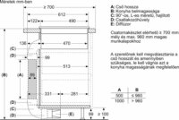 Bosch PVS61RHB1E Beépíthető 4 zónás Indukciós Főzőlap 7400 Watt - Fekete