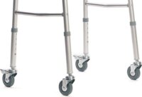 Qmed Viteacare összecsukható Rollátor fékezhető kerékkel Max 110kg - Ezüst