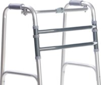 Qmed Viteacare összecsukható 2 Kerekes Járókeret Max 110kg - Ezüst