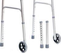 Qmed Viteacare összecsukható 2 Kerekes Járókeret Max 110kg - Ezüst