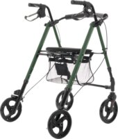 Qmed Állítható magasságú Rollátor Max 136kg - Zöld